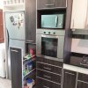 Cocina en MDF Laricina y Kenia con perfil Euro 18